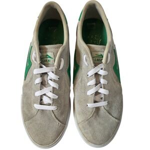 Lakai Flaco II Mens Skate Shoes Tan Green Suede Mesh MS124-0112-A00 Size 9.5